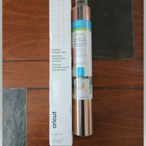 cricut Linerless Transfer Tape & cricut Premium Vinyl Textured Metallic